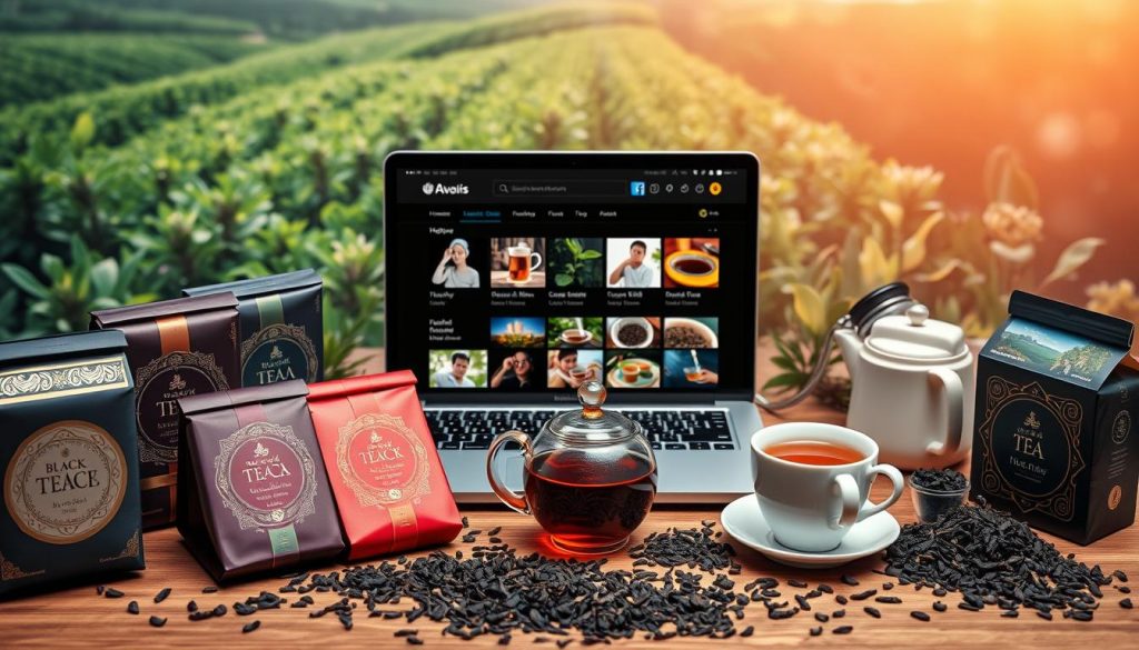 Online-Shops für schwarzen Tee