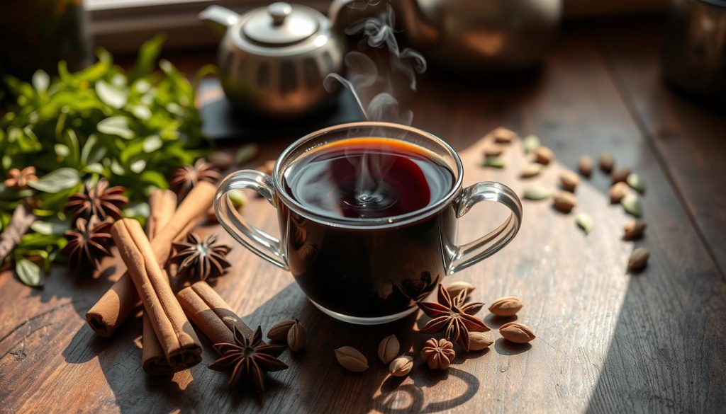 Schwarzer Tee Chai Stärke