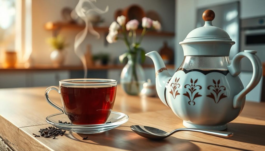 Zubereitung von schwarzem Tee